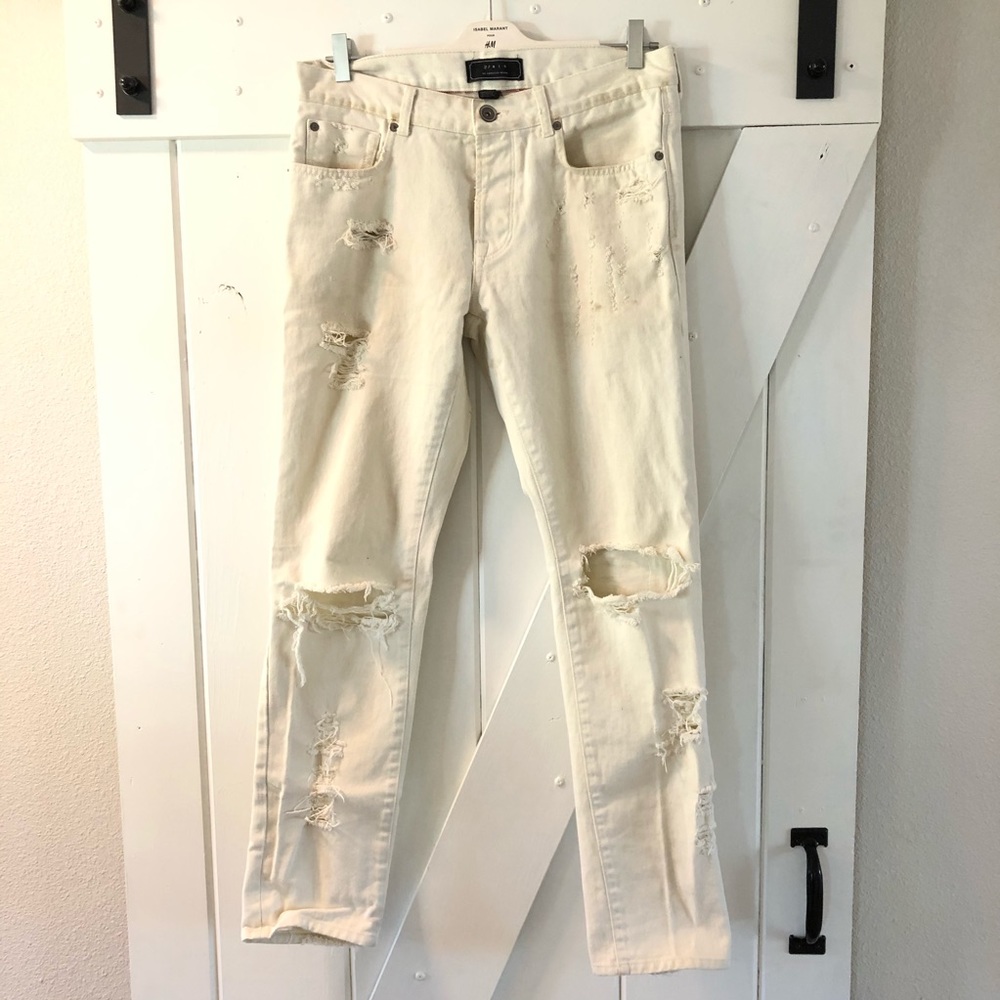 White jeans